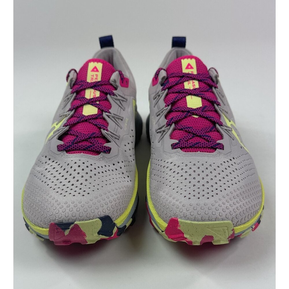 Nike React Pegasus Trail 4 Womens Gray Green Running Shoes Sneakers DJ6159-002 - Picture 4 of 9